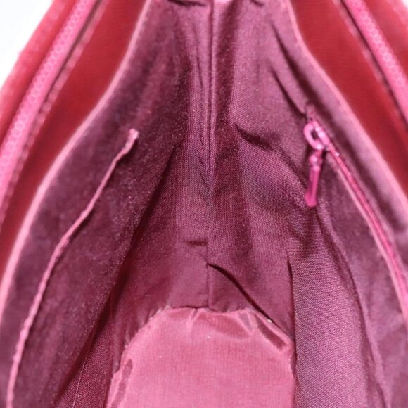 BURBERRY Nova Check Shoulder Bag Canvas Beige Red Auth 90761 - Picture 12 of 16